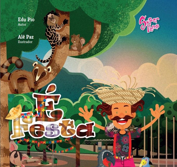 Capa do livro É Festa