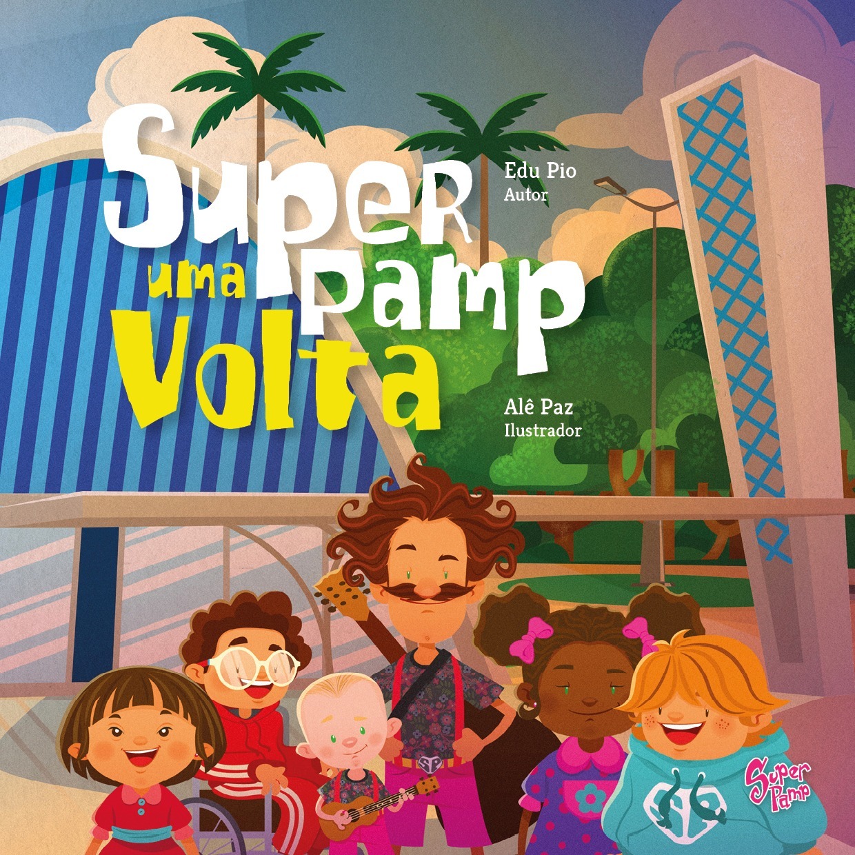 Capa do livro Super Pamp: Uma Volta